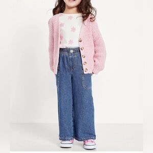 Old navy toddler girl pull on baggy jeans 2T